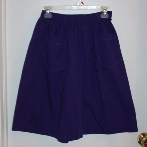Vintage Woman's Bermuda Shorts with Wide Leg - Picture 1 of 2
